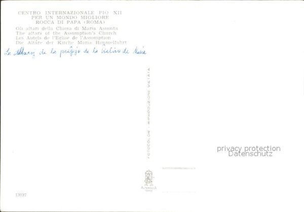 Rocca di Papa Altari della Chiesa di Maria Assunta Al – Bild 2