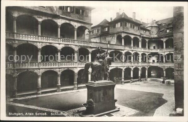 Stuttgart Altes Schloss Schlosshof