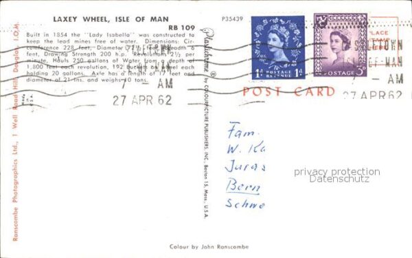 Isle of Man Lexey Wheel – Bild 2
