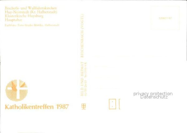 Huy-Neinstedt Klosterkirche Huysburg Hauptaltar – Bild 2