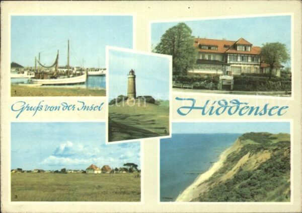 Insel Hiddensee Vitte Hafenblick Kloster HO Hotel Dornb