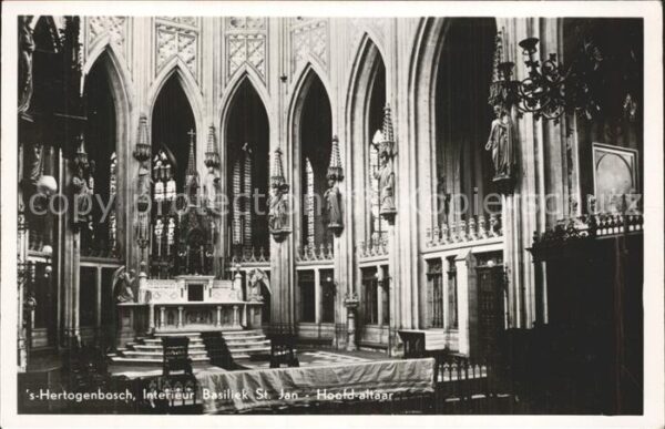 S-Hertogenbosch Interieur Basiliek St Jan Hoofd altaar