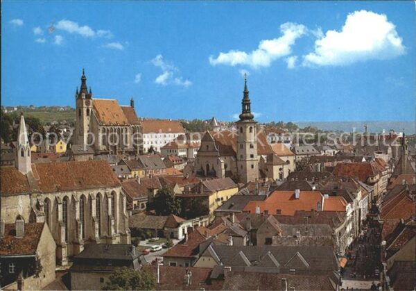 Krems Donau Blick auf die Altstadt mit Dominikanerk