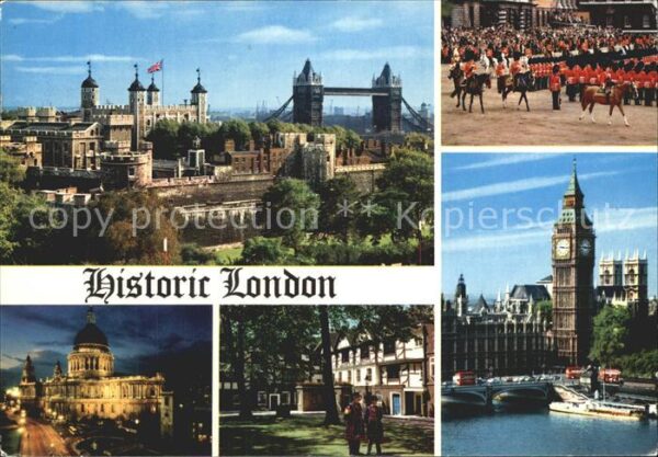 London Tower Bridge Parlament Garde Big Ben