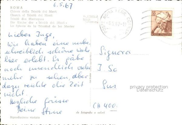 Roma Rom Chiesa della Trinita dei Monti – Bild 2
