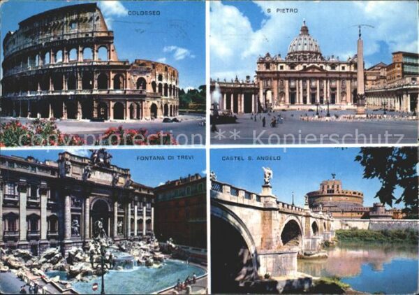 Roma Rom Colosseo San Pietro Fontana di Trevi Ca