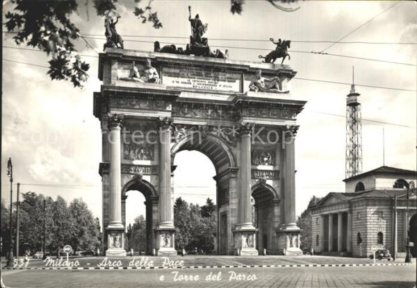 Milano Arco della Pace e Torre del Parco