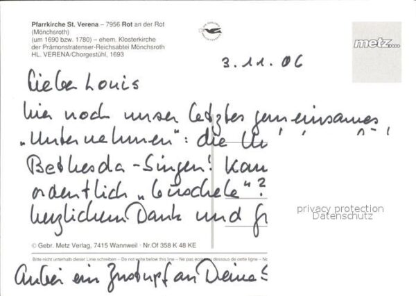 Rot Rot Pfarrkirche St Verena Chorgestühl – Bild 2