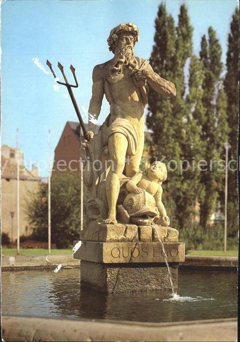 Weimar Thueringen Neptunbrunnen