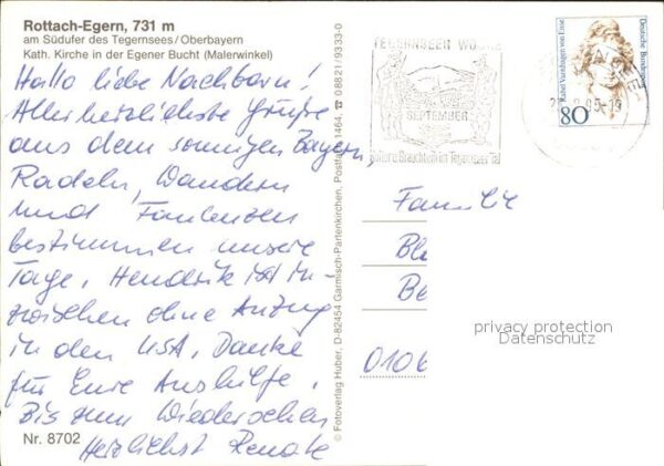 Rottach-Egern Tegernsee Egener Bucht Kath Kirche – Bild 2