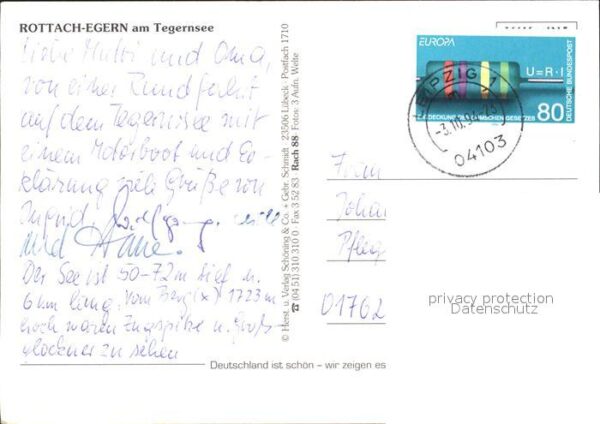 Rottach-Egern Tegernsee Teilansichten Bootsanlegestel – Bild 2