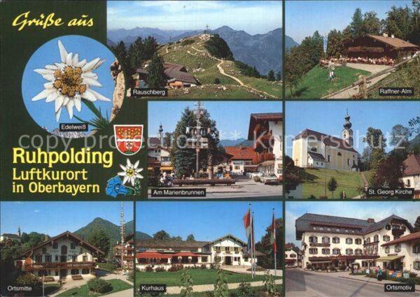 Ruhpolding Rauschberg Raffner Alm Marienbrunnen St
