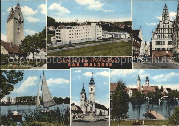 Bad Waldsee Kirche Moorheilbad Strassenpartie Segel