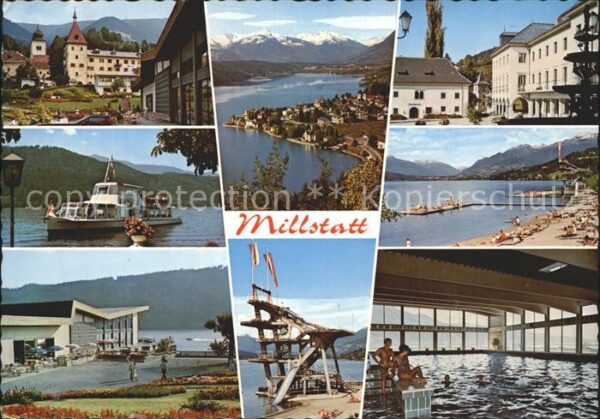 Millstatt Millstaettersee Teilansichten Thermozon Hallenbad Kur u
