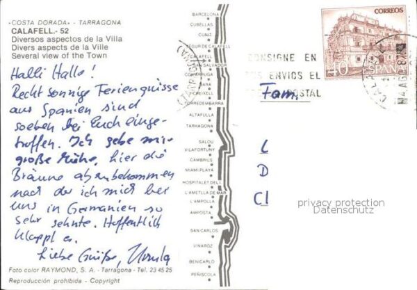 Calafell Diversos aspectos de la Villa – Bild 2