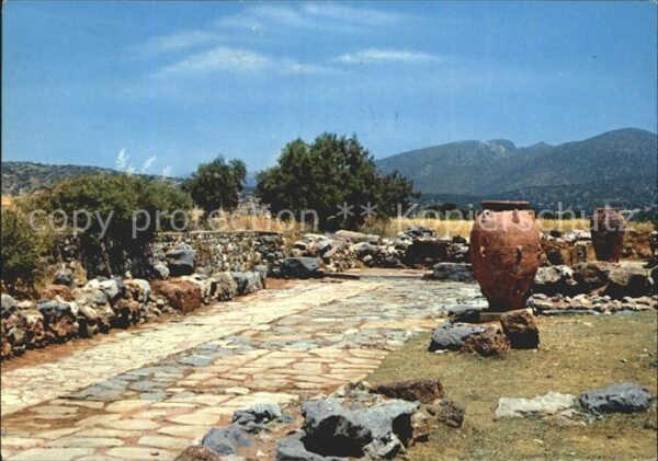 Kreta Crete Mallia Überreste der Ruinen des Palaste