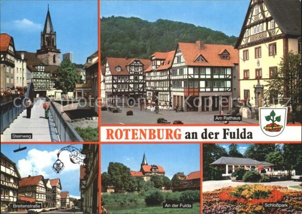 Rotenburg Fulda Steinweg Rathaus Breitenstrasse Kirche