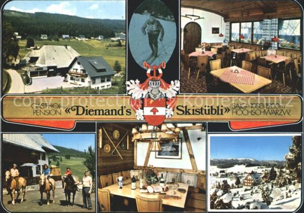 Saig Schwarzwald Gasthof Pension Diemands Skistübli Gast