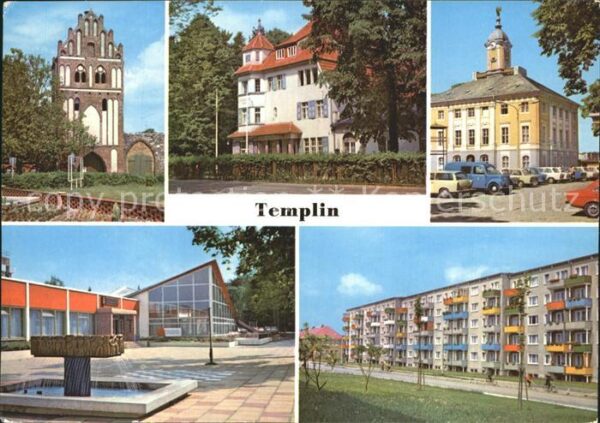 Templin Prenzlauer Tor FDGB Heim Aufbau und Sal