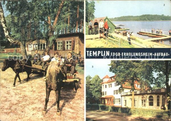 Templin FDGB Erholungsheim Aufbau Lübbeseestran