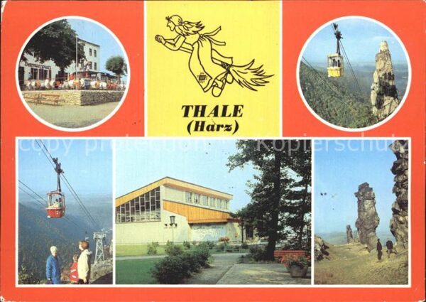 Thale Harz Hexentanzplatz Seilbahn Bergstation Teu