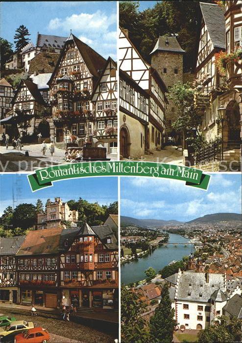 Miltenberg Main Fachwerkhäuser Stadttor Panorama