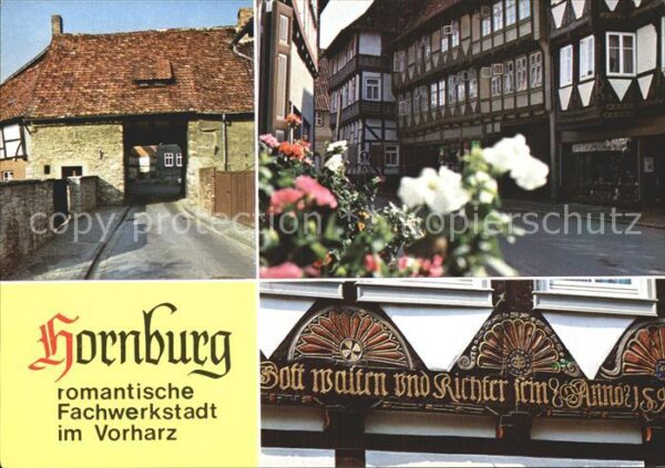 Hornburg Wolfenbuettel Dammtor Marktstr Typische Fächerrosette
