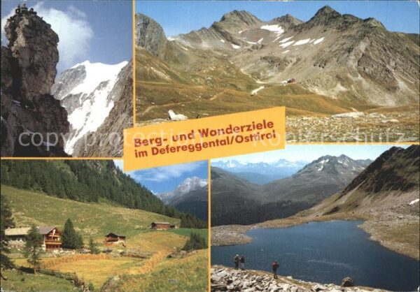 Defereggental Tirol Hochgall Patscher Hütte Reichenbergerhü