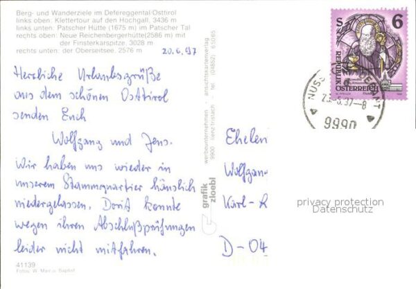 Defereggental Tirol Hochgall Patscher Hütte Reichenbergerhü – Bild 2