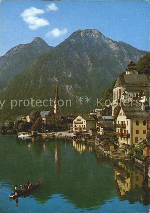 Hallstatt Austria Partie am Hallstättersee