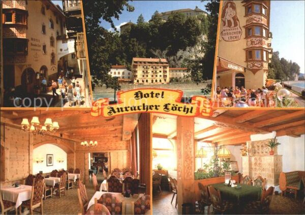 Kufstein Tirol Hotel Auracher Löchl Speisesaal Kaminzi