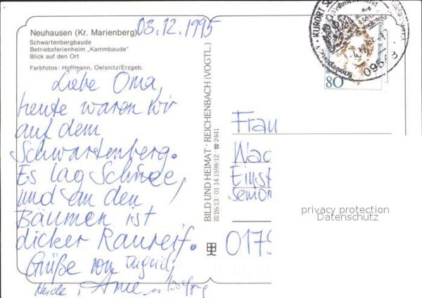 Neuhausen Marienberg Schwartenbergbaude Betriebsferienheim K – Bild 2