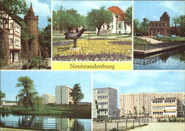 Neubrandenburg Wiekhaus und Mönchenturm Treptower Tor