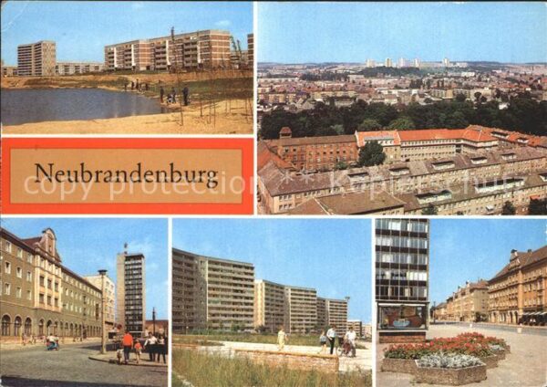 Neubrandenburg Oststadt Teilansicht Ernst Thälmann Str