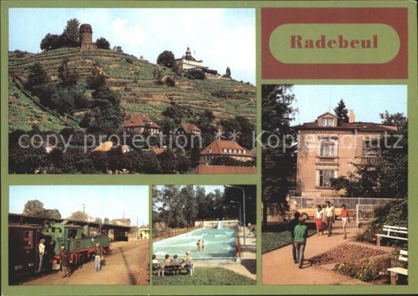 Radebeul Spitzhaus Turm der Jugend Traditionsbah
