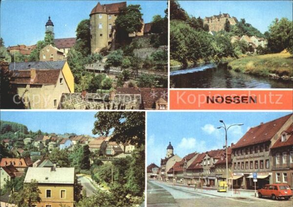 Nossen Schlossturm Freiberger Mulde und Schlos