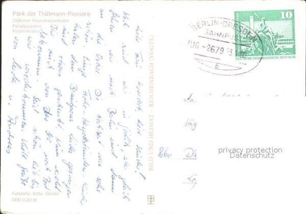 Goerlitz Sachsen Park der Thälmann Pioniere Oldtimereise – Bild 2