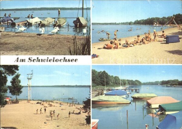Schwielochsee Strandpartien bei Jessern Zaue und Goya