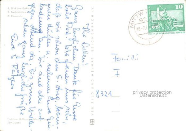 Hainichen Sachsen Rathaus Freilichtbühne Blumenuhr – Bild 2
