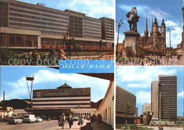 Halle Saale Interhotel Stadt Halle Markt Kirche Hau