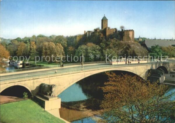 Halle Saale Burg Giebichenstein Saalebrücke