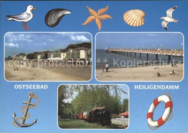 Heiligendamm Ostseebad Strandpartie Seebrücke Eisenbahn