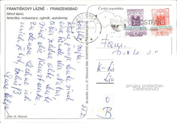 Frantiskovy Lazne Stred lazni Amerika restaurace rybnik a – Bild 2