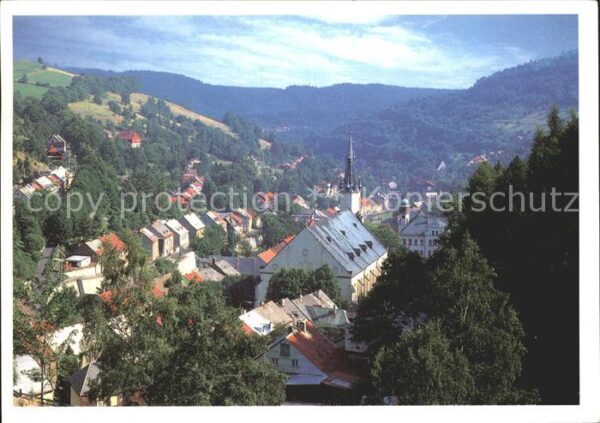 Jachymov Stadtblick