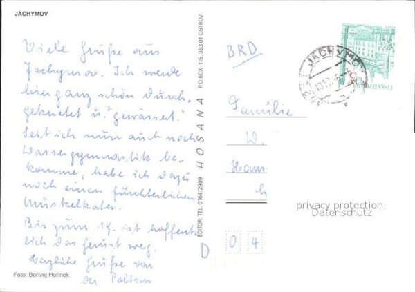 Jachymov Stadtblick – Bild 2