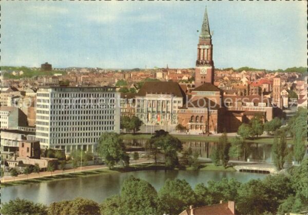 Kiel Kleiner Kiel und Rathaus