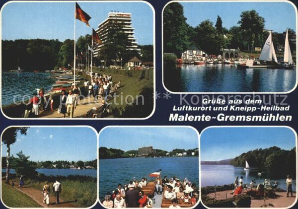 Malente-Gremsmuehlen Hotel Intermar Promenade Ausflugsdampfe