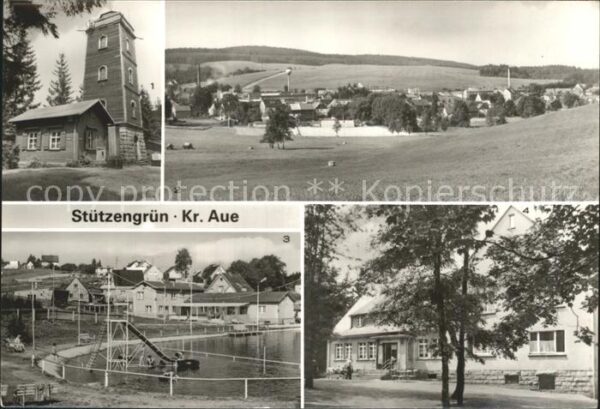 Aue Erzgebirge Kuhberg Aussichtsturm Panorama Naherhol