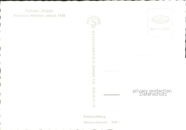 Frohnau Annaberg Frohnauer Hammer – Bild 2