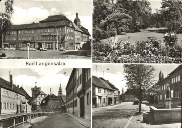 Bad Langensalza HO Hotel Schwan Kurpark Storchennest Ot